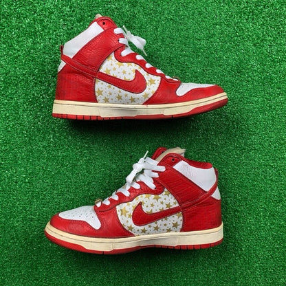 2003 Nike Supreme Dunk High Pro SB Stars Low Red Box Logo 307385-161 9 VTG  