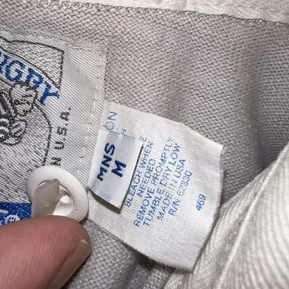 Vintage 90s Lands End Authentic Rugby Collard Striped Shirt Polo Men’s M USED