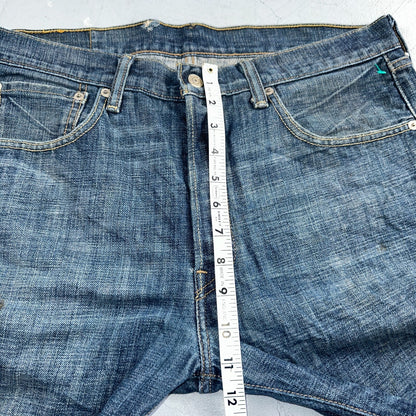 Levis 501 Vintage Y2K XX Straight Leg Jeans Blue Med Wash 33x34 Act 34x32