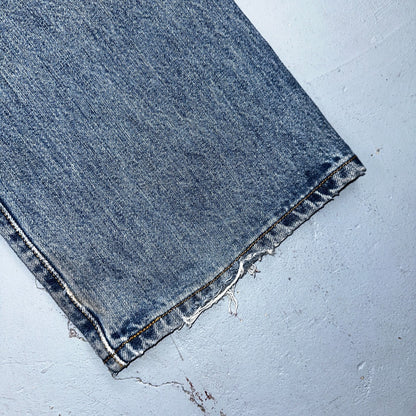 Levis 501 Vintage 90s XX Straight Leg Jeans Y2K Light Wash 38x32 Act 38x32