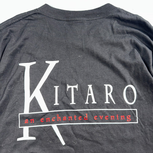 Kitaro 90s VTG T Shirt Single Stitch Music Band Japanese Rare Acoustic XL