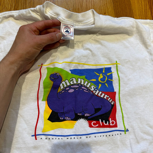 Dinosaur Club Jurassic Park Vintage T Shirt Y2K 90s Cute Animals Preschool