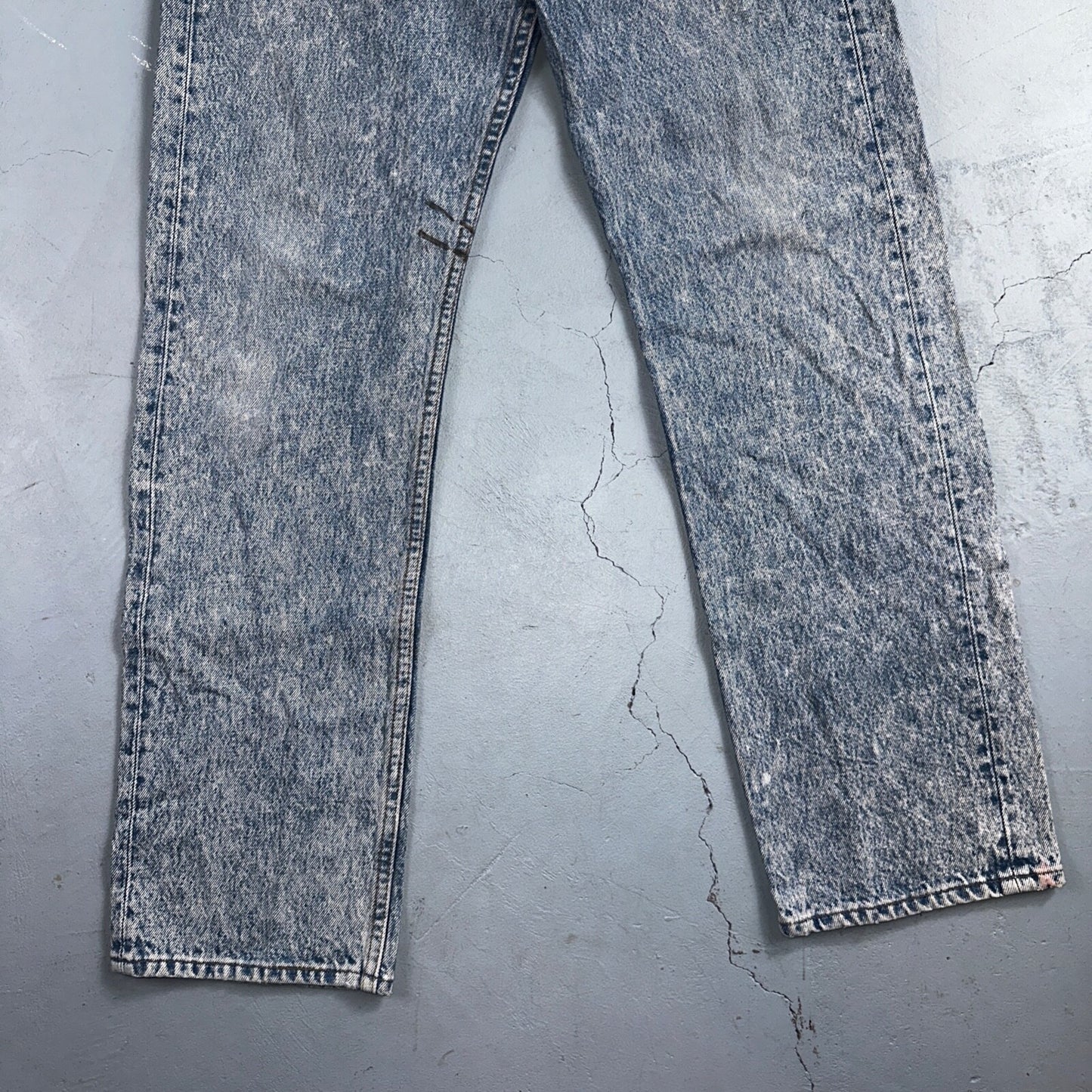 Levis 501 Vintage 90s USA XX Straight Leg Jeans Blue Light Wash 32x30 Act 30x29