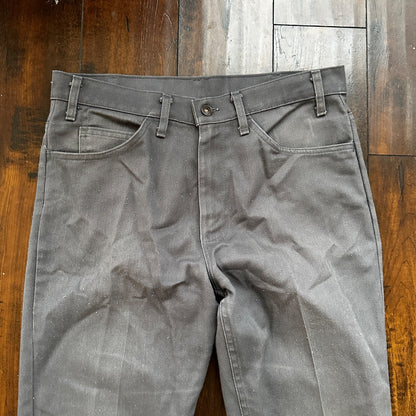 Vintage 1980s Levis 517 Men's Black Tab Jeans Size 34x31 Ac 33x32 Gray