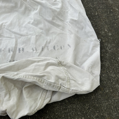 VTG WWII Canvas Garment Laundry Bag Rare Military Denim 1940s 40s 50s Stencil