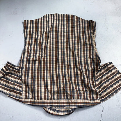 Levis VTG 1980s Button Shirt Mens L Plaid 80s Cowboy Shirt Korea Short Sleeve