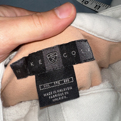 Nike Sweatshirt Mens 2XL White Pull Over Quarter Zip Golf Vintage Y2K