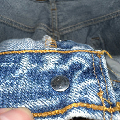 Levis 501 Vintage 90s USA XX Straight Leg Jeans Blue Light Wash 38x32 Act 34x28
