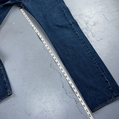 Levis 501 Y2K XX Straight Leg Jeans Blue VTG Med Wash 36x38 Act 33x33