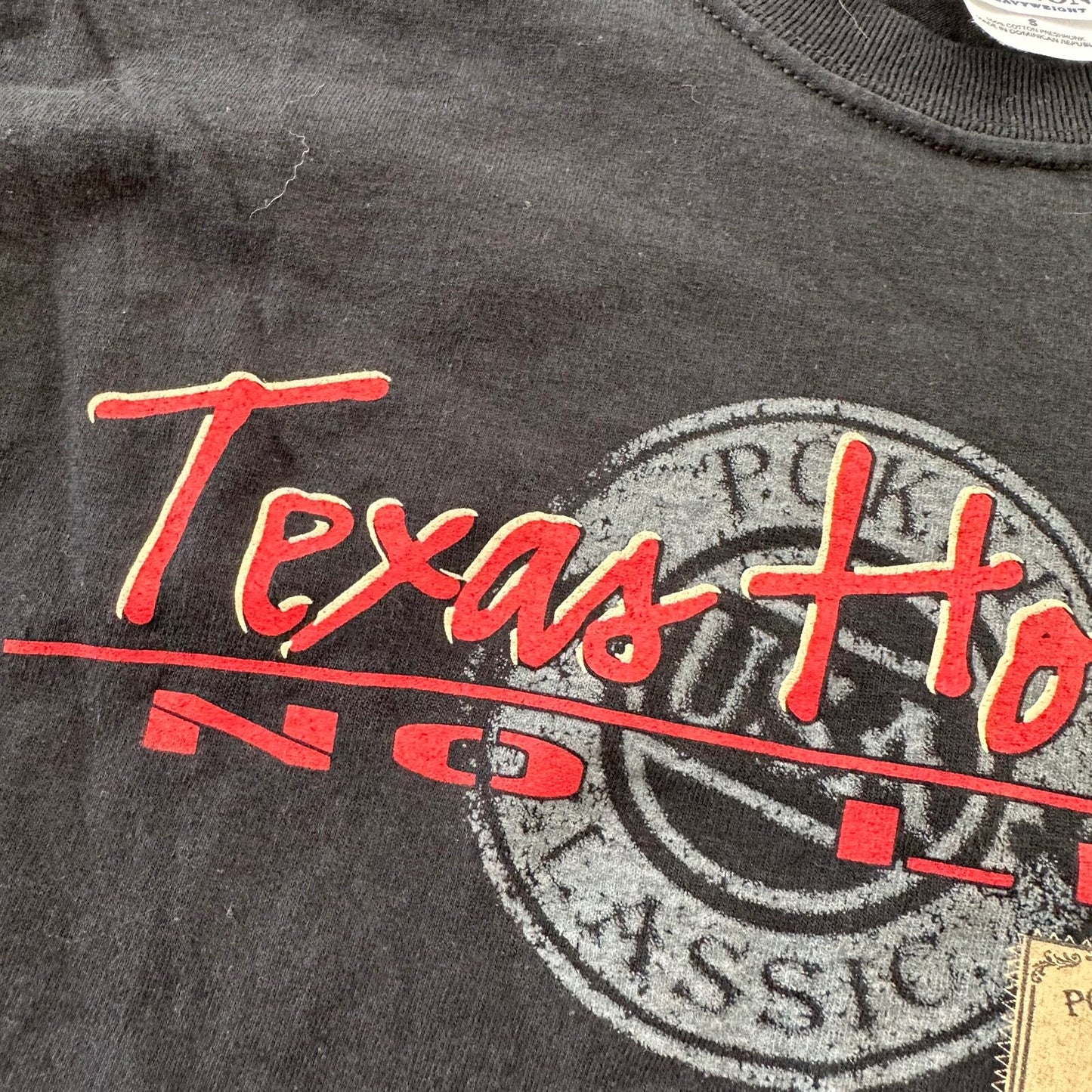 Texas Hold Em Vintage T Shirt Casino Y2K Black Vegas Sports Card Game Rap 90s