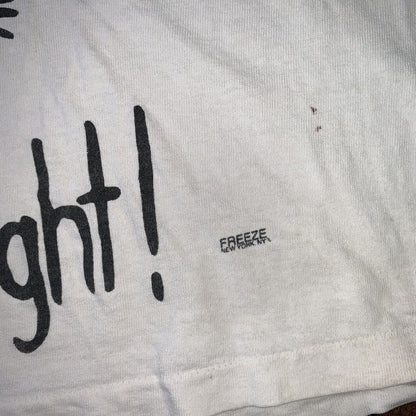 Yea Right Vintage T Shirt Tee Music Nirvana Rap Girl Freaknik Bandana Rare Promo