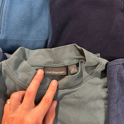 Lot Of 5 Mens Vintage Pullovers Sweaters Shirts LL Bean Covington Croft