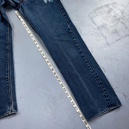 Levis 501 Vintage 80s Redline Selvedge USA XX Jeans Bleach Wash 30x34 Act 28x30