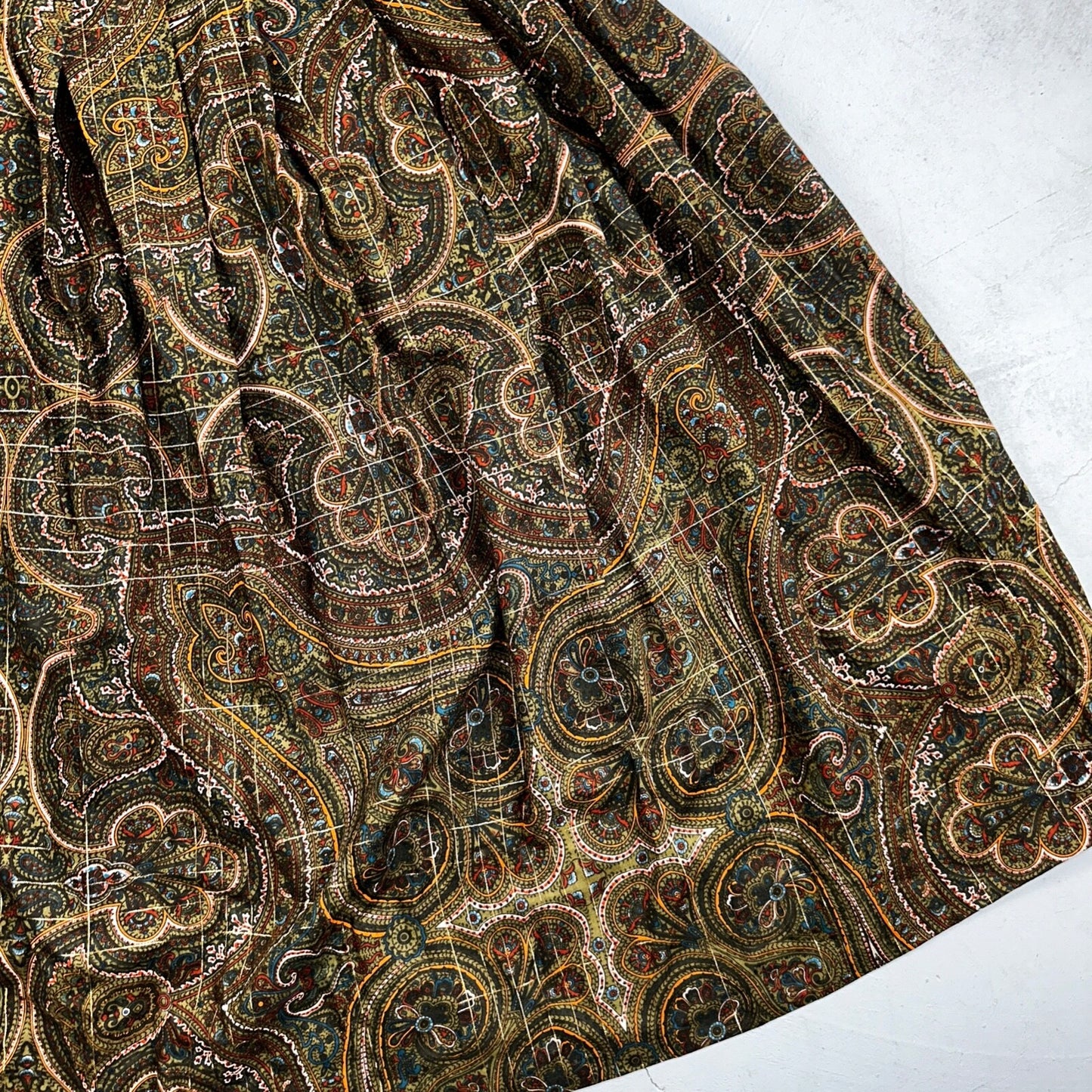 VTG Stanley Blacker Skirt 10 Plaid Wool Midi Light Academia Granny Classiccore