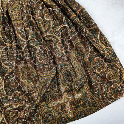 VTG Stanley Blacker Skirt 10 Plaid Wool Midi Light Academia Granny Classiccore