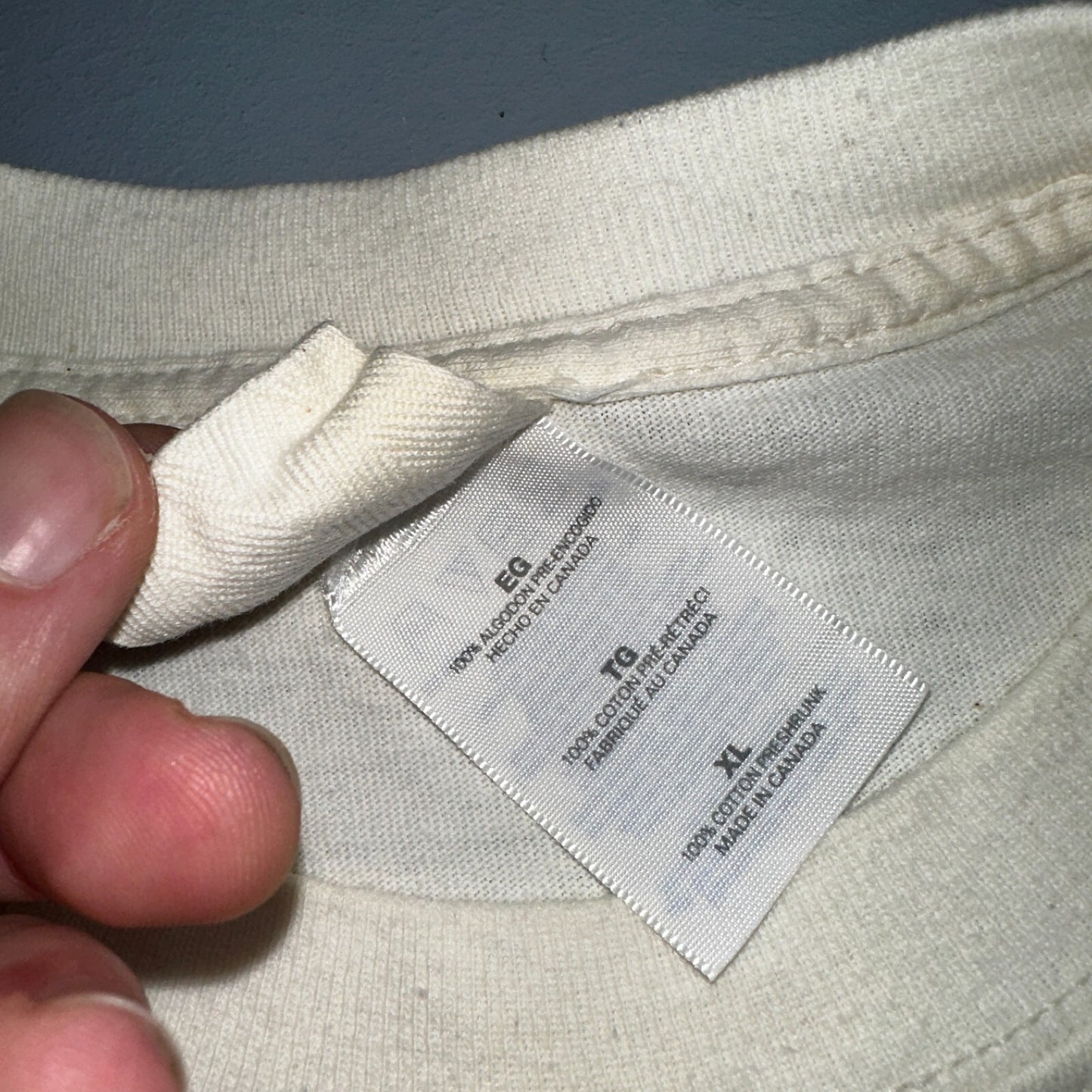 Animals Bear Moose Deer VTG T Shirt Heaven Nature Sing Family Christmas Hatley