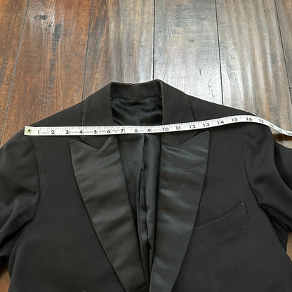 VTG 1920s Mens 3 PC Suit Tuxedo Coat Jacket Pants Wool Thorsen Gray 20s 30s