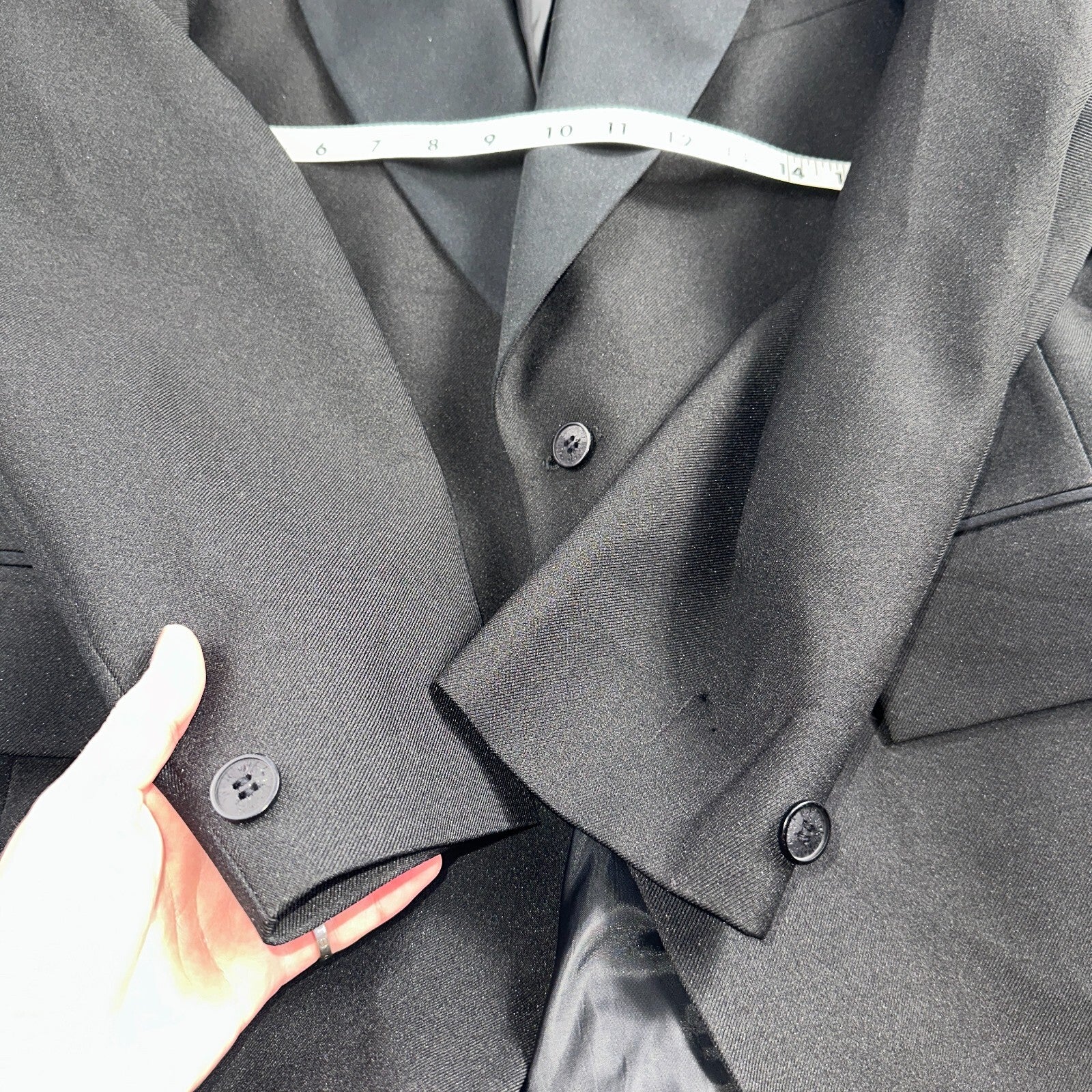Vintage 60s After Six Mens 40R Prom Tuxedo Suit Rockabilly Jacket Black USA