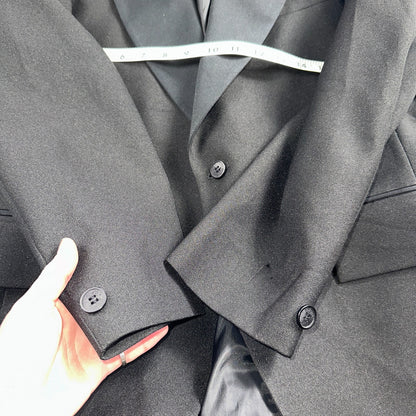 Vintage 60s After Six Mens 40R Prom Tuxedo Suit Rockabilly Jacket Black USA