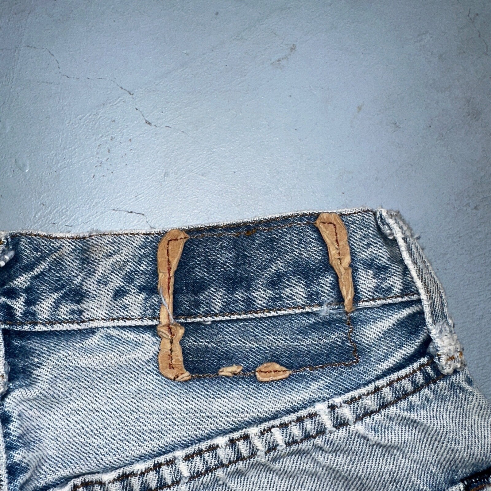 Levis 501 Vintage 80s Redline Selvedge USA XX Jeans Light Wash 27x34 Act 25x29