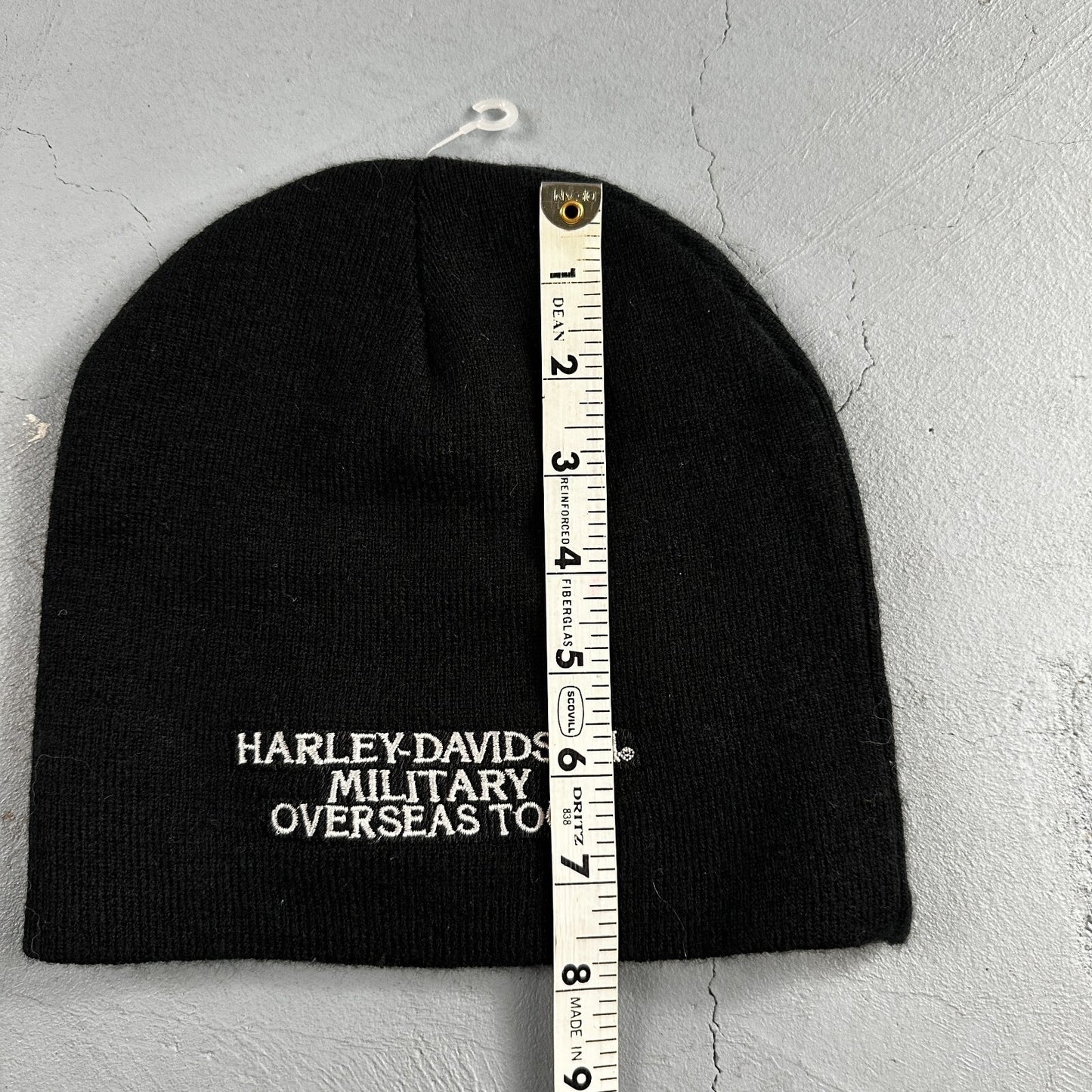 Harley Davidson Logo Knit Beanie Black Color Military Overseas Embroidery 2017