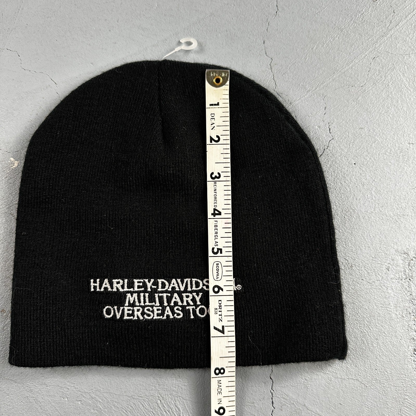 Harley Davidson Logo Knit Beanie Black Color Military Overseas Embroidery 2017