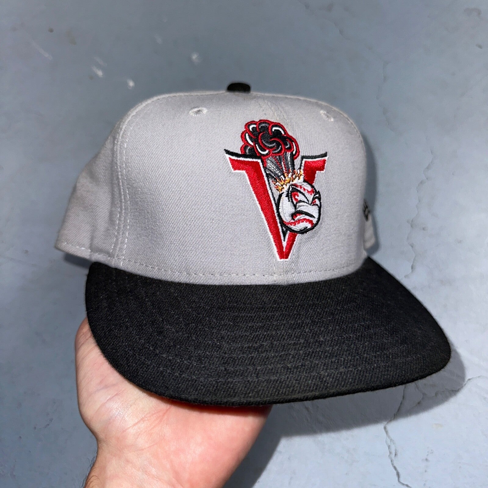 Vintage Salem Keizer Volcanoes New Era Snapback Hat MILB Minor League Baseball