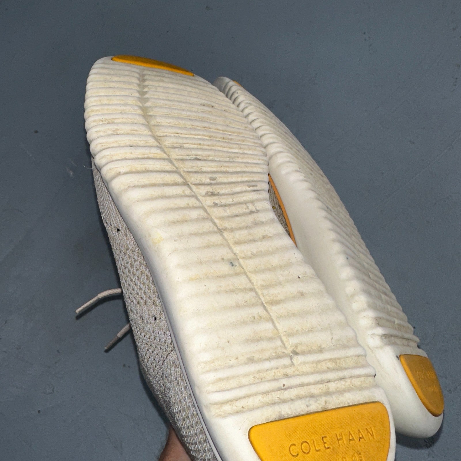 Cole Haan Shoes Mens 10 M 2.Zerogrand Stitchlite Oxford Beige Lace Up Low C35111