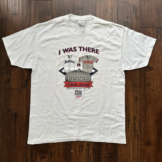Marines Vs Texas I Was There Vintage T Shirt White 1999 Wade Cook Oregon 90s