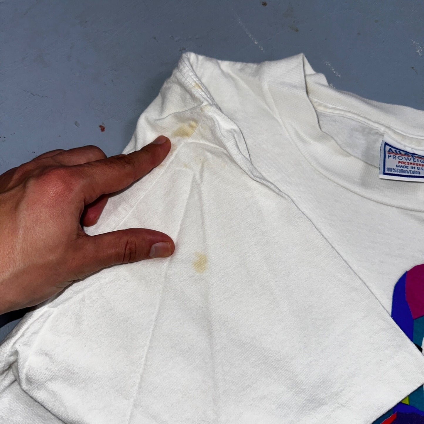 Sunriver Golf Clubs 90s USA VTG T Shirt Colorful Art Picture Graphic Mens Game