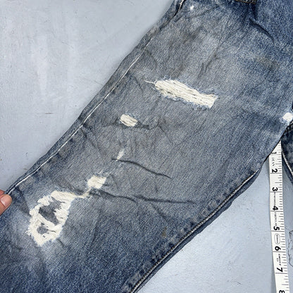 Levis 501 Vintage 90s Y2K XX Straight Leg Jeans Blue Med Wash 32x29 Act 31x28