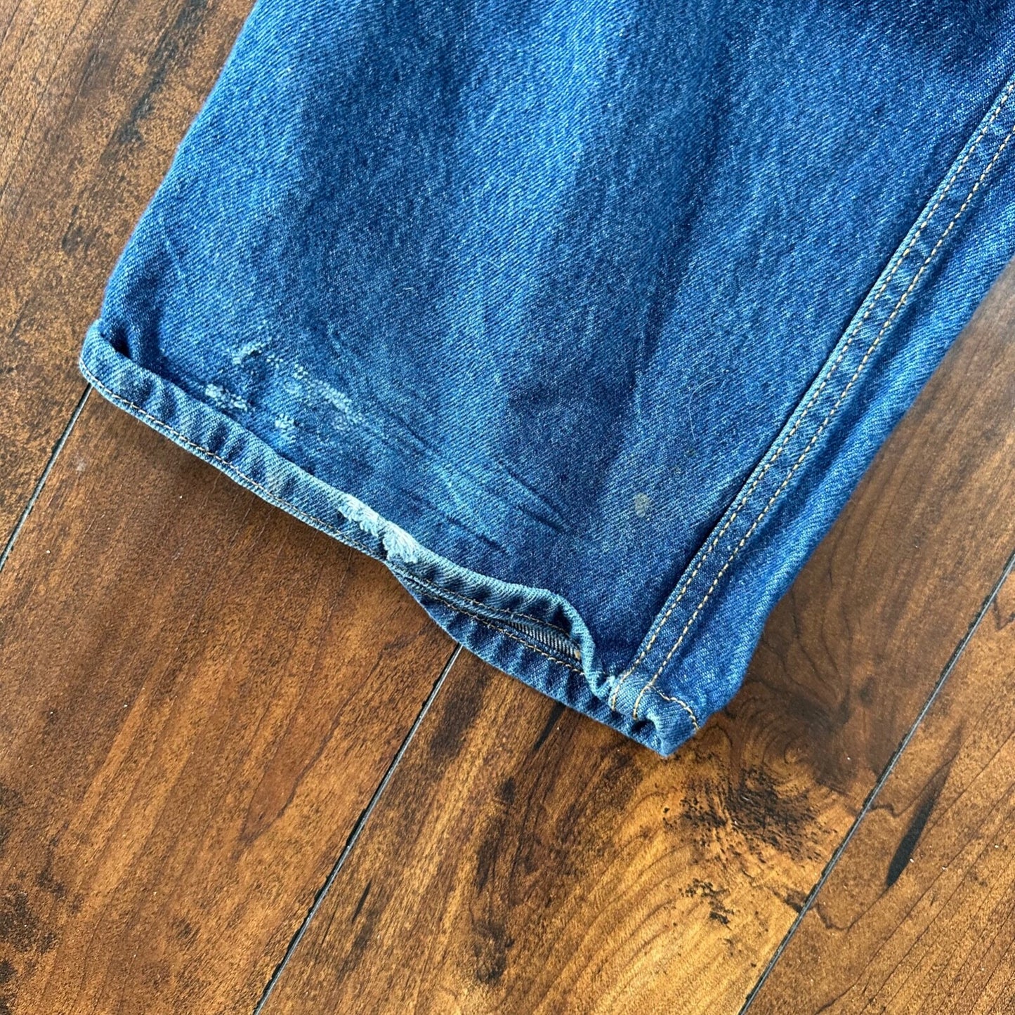 Levis 501 Vintage Y2K XX Straight Leg Jeans 44x32 Med Wash 2000s Act 40x29