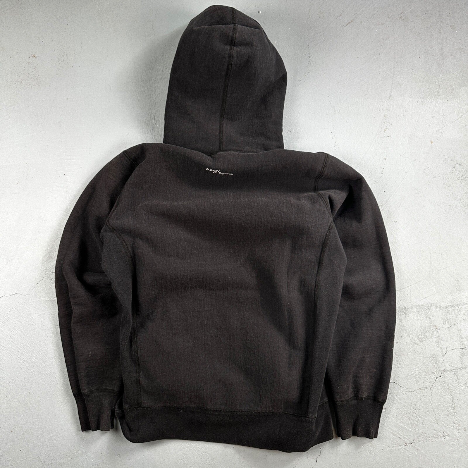 Supreme Araki Rose Hooded Sweatshirt Black Size Medium Hoodie FW16 2016