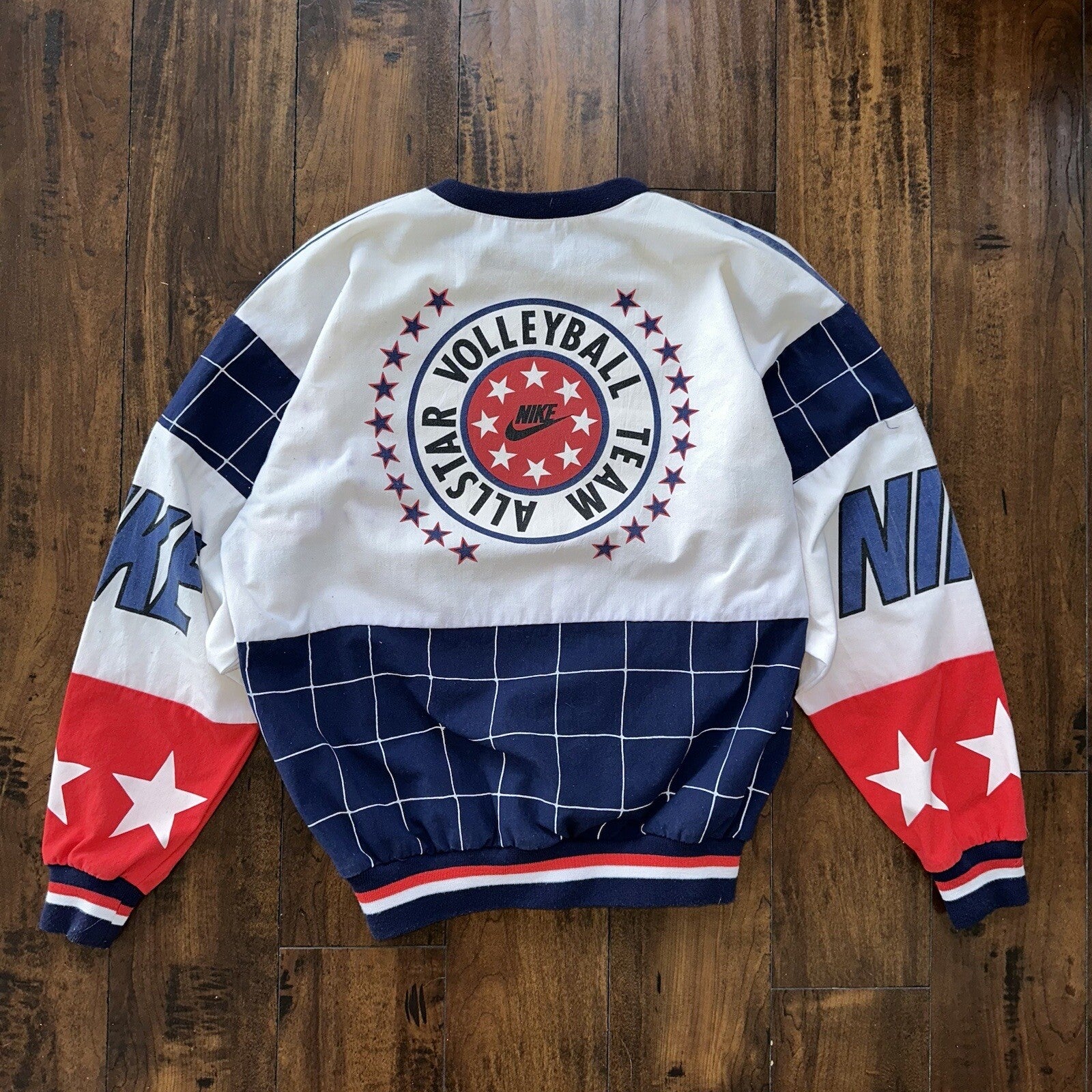 Nike Vintage Sweatshirt T Shirt Volleyball 80s Jumper Sports Jordan Rap 90s Cool