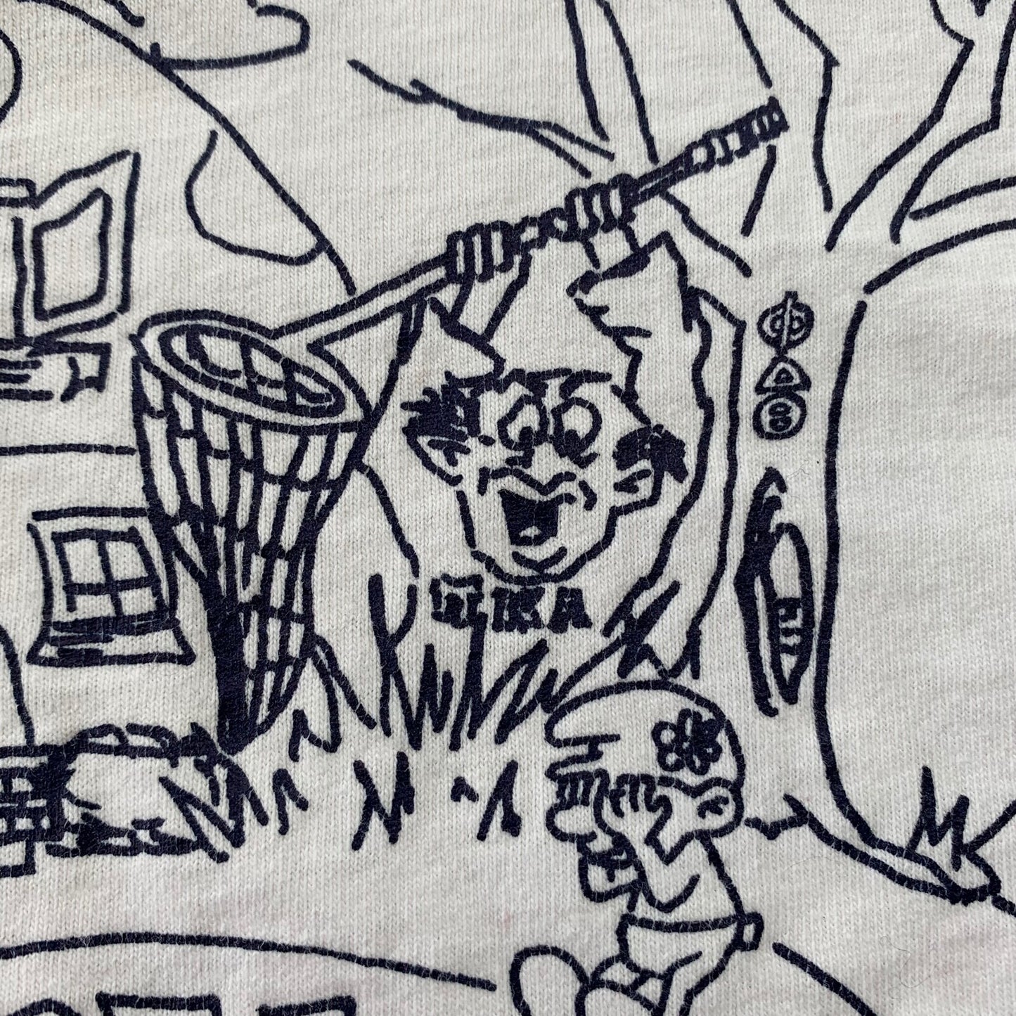 Smurfs Stoner Vintage T Shirt Roll On Rock Rap Cartoon Funny Network Humor 90s