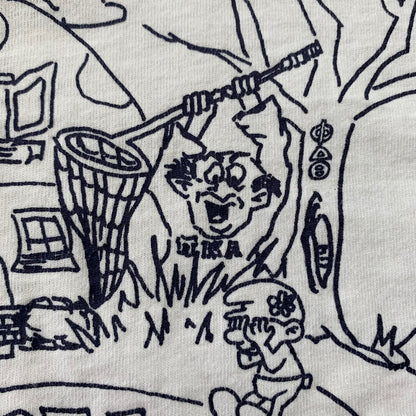 Smurfs Stoner Vintage T Shirt Roll On Rock Rap Cartoon Funny Network Humor 90s