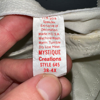 VTG 1980s Mystique Creations Lingerie Slip Sleepwear Full Sweep Nightgown Shorts