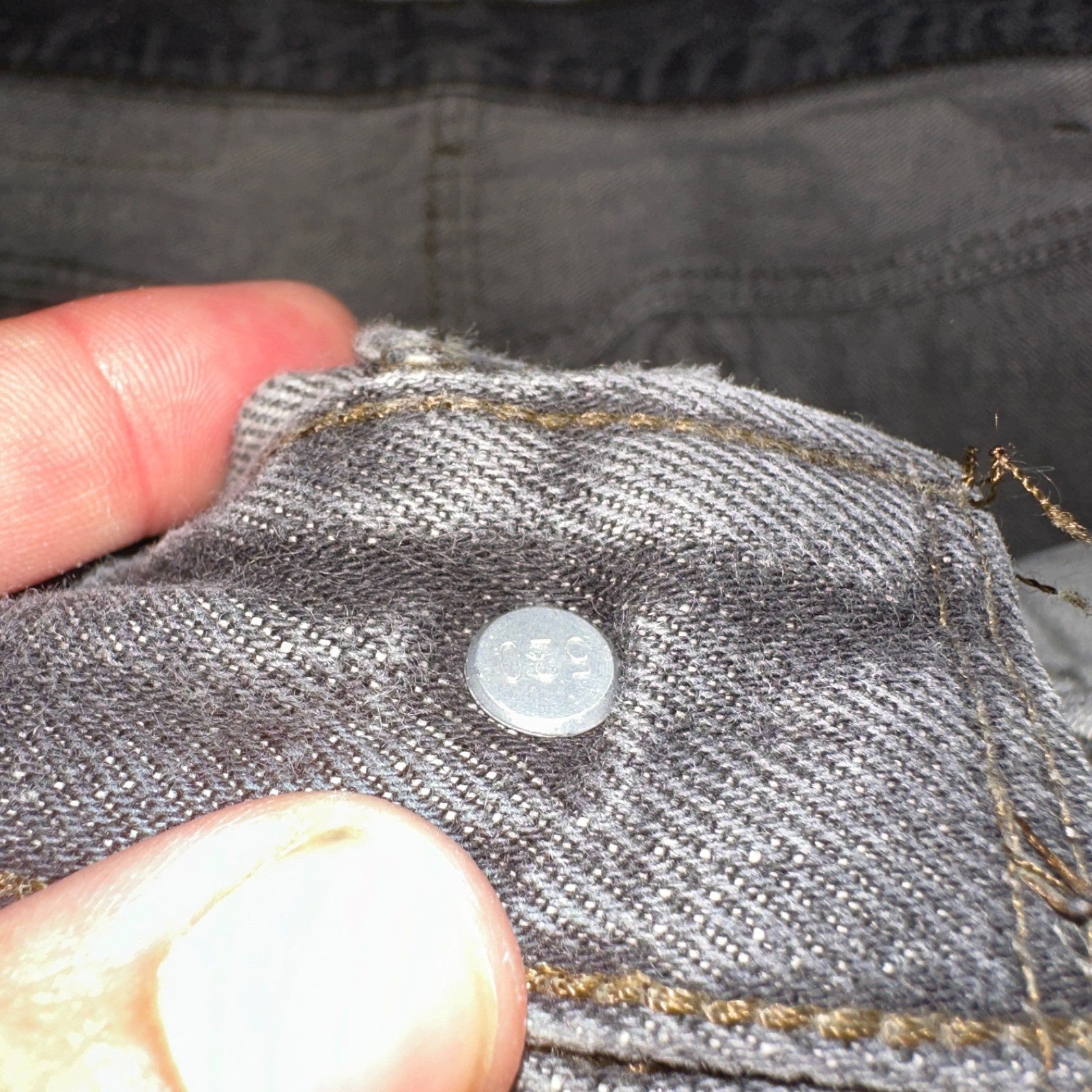 Levis 501 Vintage 80s USA XX Straight Leg Jeans Gray Light Wash 36x32 Act 34x30