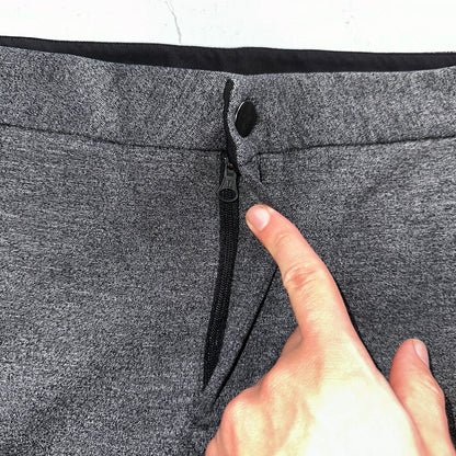Lululemon Size 10 Grey Marle Ponte High Waist Fly Slim Fit Dress Pants Casual