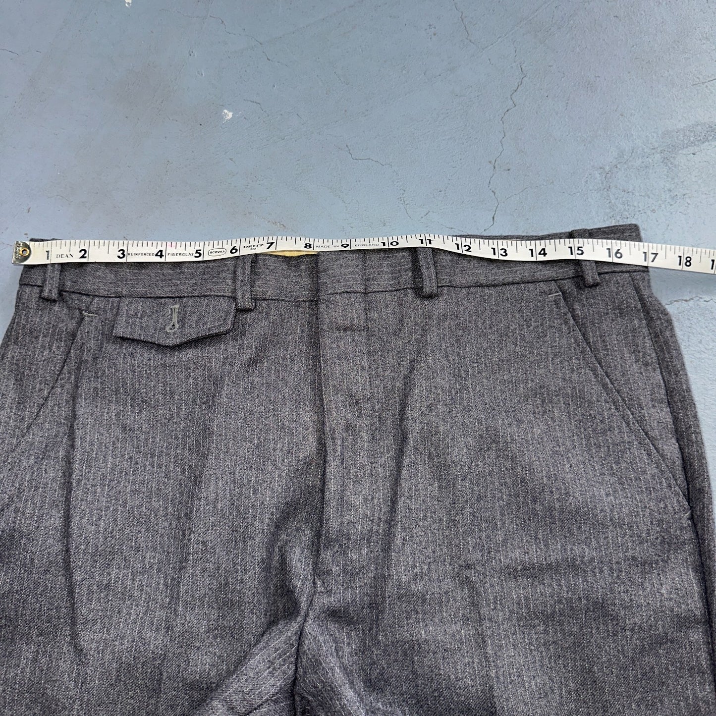 VTG Mens 2 PC Suit 41 Jacket Coat Pants Gray Rockabilly 80s Egon Von Furstenberg