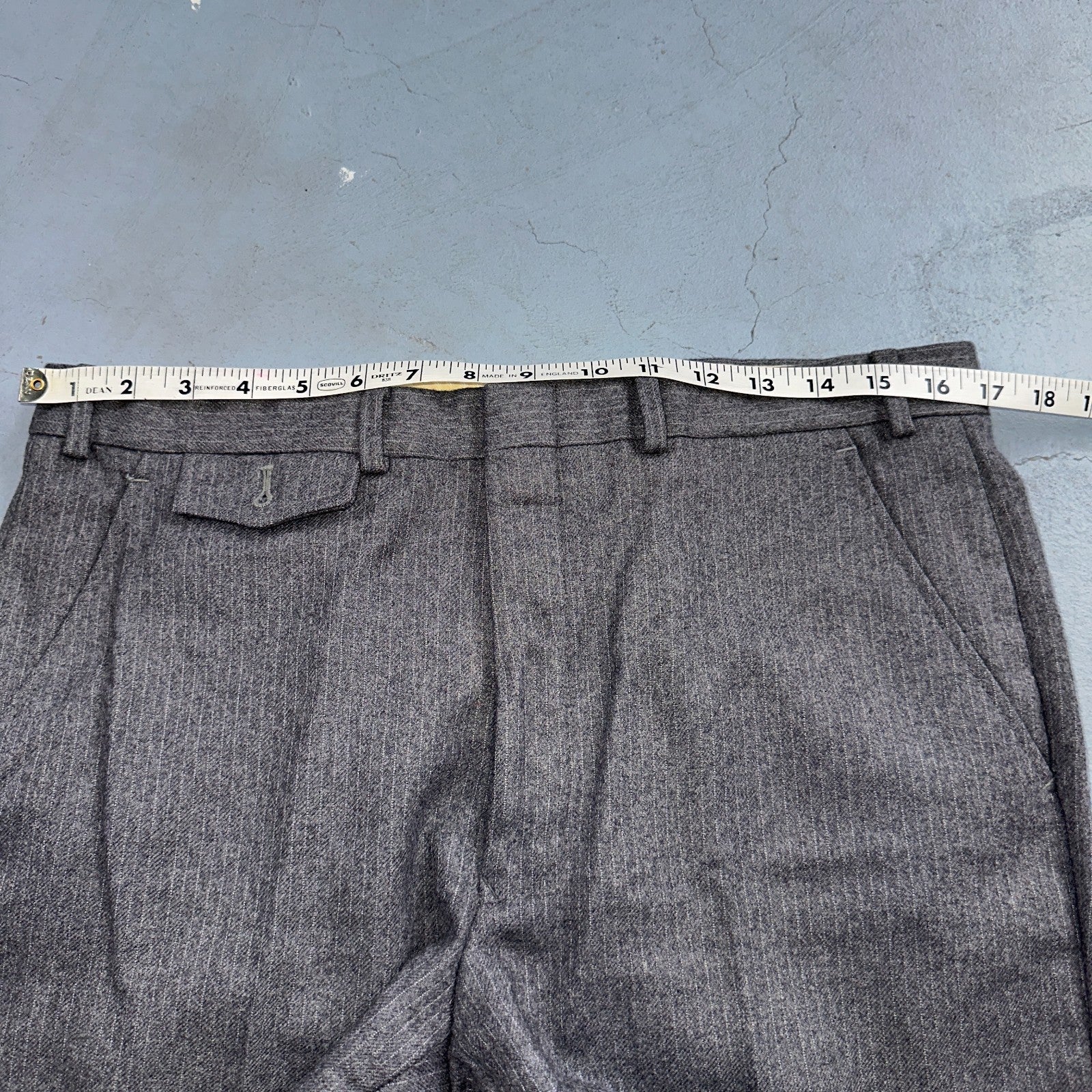 VTG Mens 2 PC Suit 41 Jacket Coat Pants Gray Rockabilly 80s Egon Von Furstenberg