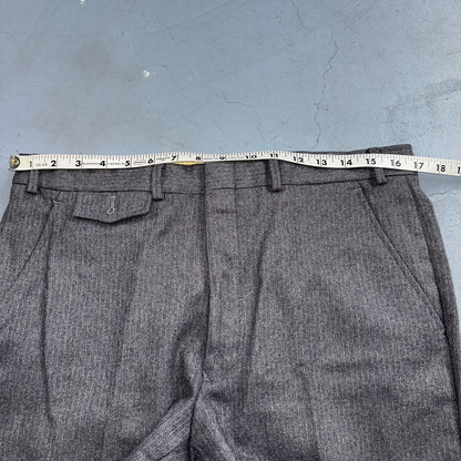 VTG Mens 2 PC Suit 41 Jacket Coat Pants Gray Rockabilly 80s Egon Von Furstenberg