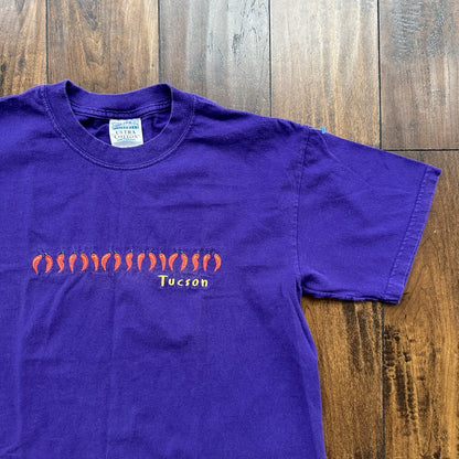 Red Hot Chili Peppers Vintage T Shirt Purple Y2K Tucson Arizona Rare Embroidered