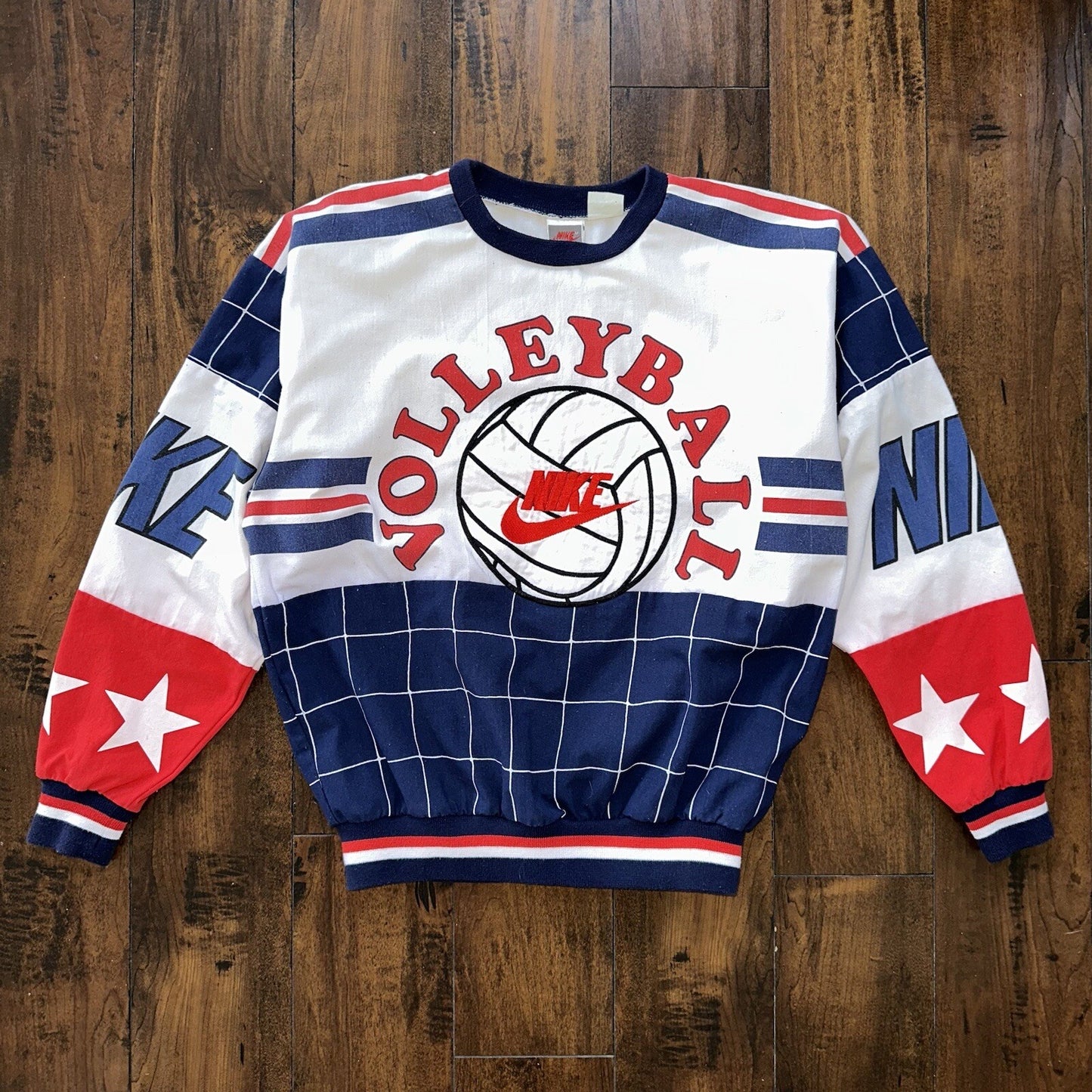 Nike Vintage Sweatshirt T Shirt Volleyball 80s Jumper Sports Jordan Rap 90s Cool