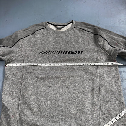 Nike 2XL Silver Tag Sweatshirt 90s VTG Crewneck Y2K Speed Stained Air Max Promo