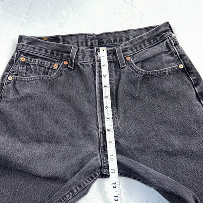 Levis 501 Vintage 80s USA XX Straight Leg Jeans Black Light Wash 33x34 Act 31x32