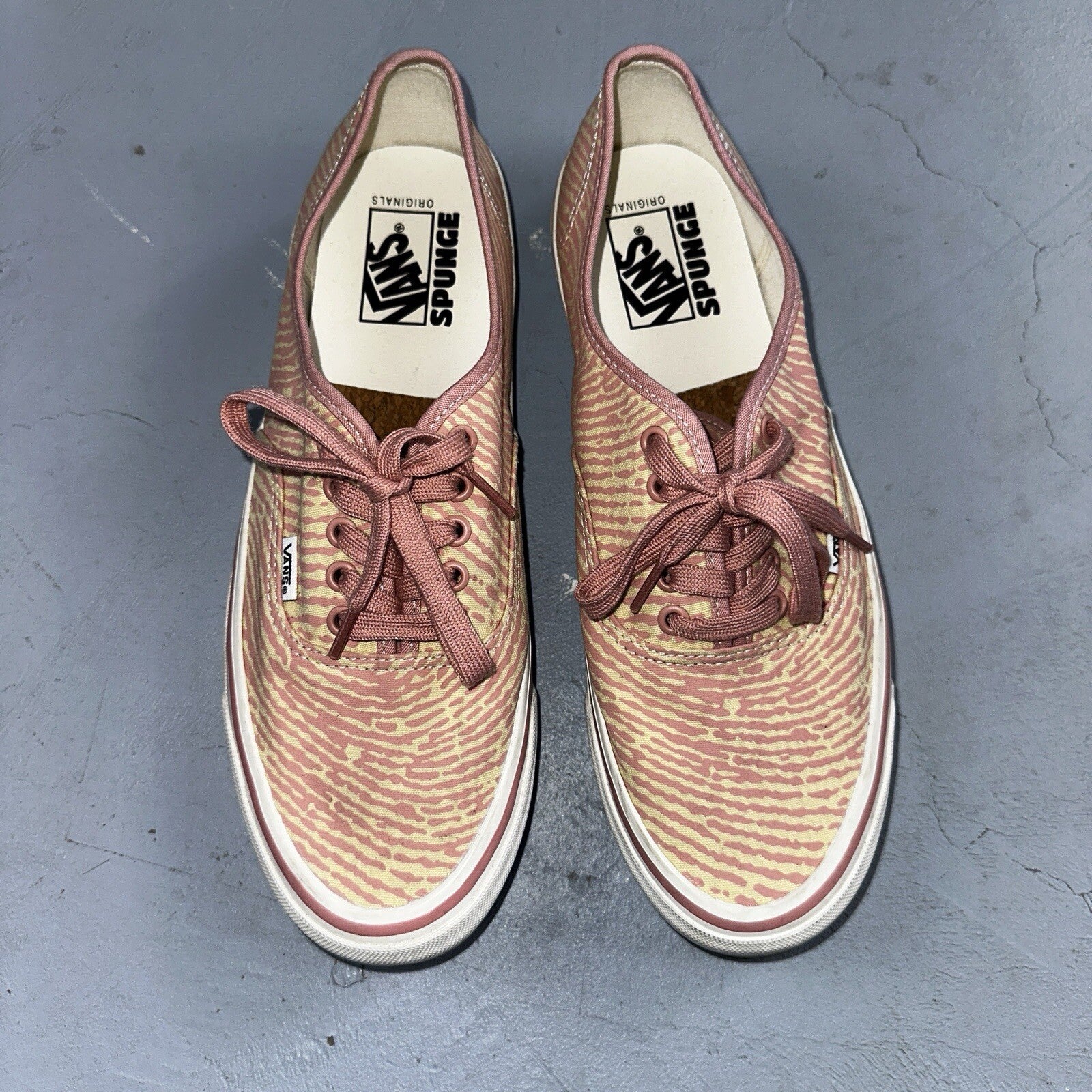 Vans Vault OG Authentic LX Salehe Bembury Spunge Peppercorn Size 12 Pink Tiger