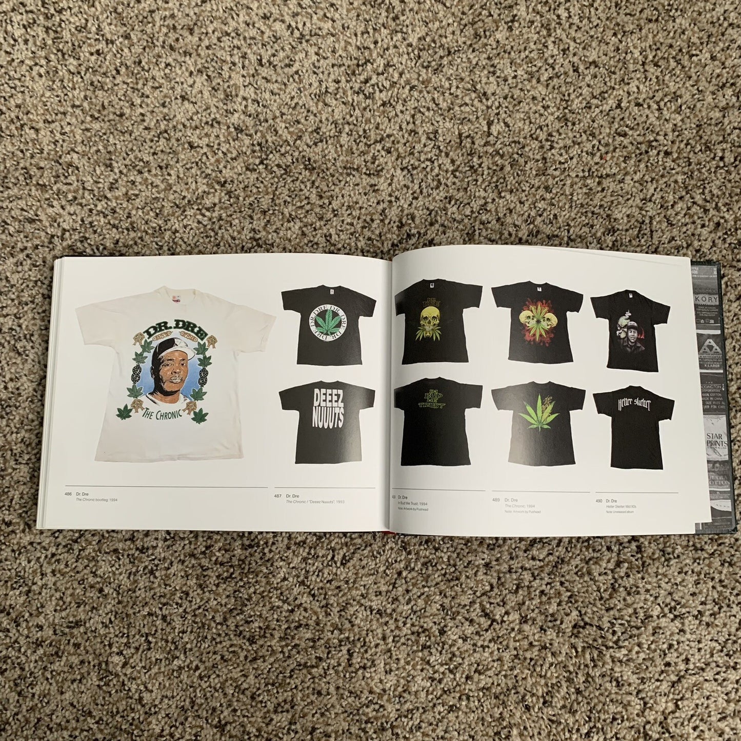 Rap Tees: A Collection of Hip Hop T-Shirts 1980-2000 BOOK by DJ Ross One Vintage