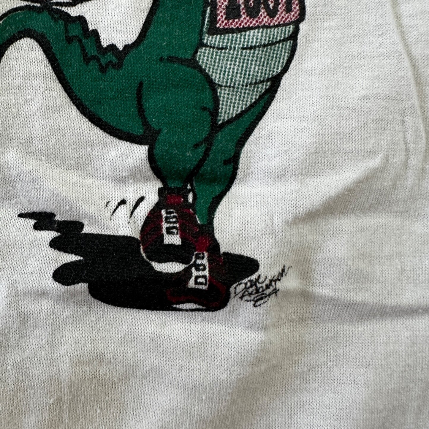 Salem Oregon Running Crocodile Kids Vintage T Shirt 80s Knapp 1984 Marathon