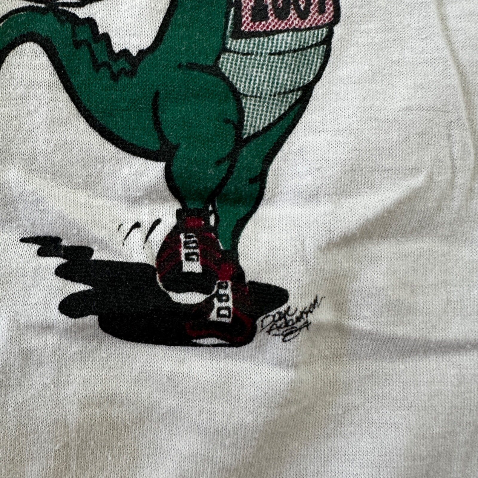 Salem Oregon Running Crocodile Kids Vintage T Shirt 80s Knapp 1984 Marathon